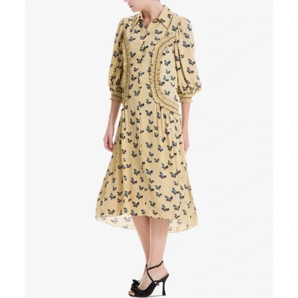 max studio a line dress Max Studio London Womens Printed A-Line Dress